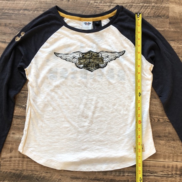 Harley Davidson long sleeve crew neck tshirt - Picture 5 of 13